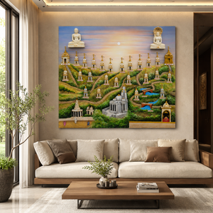Samet Shikhar Teerth 3D 39”x42”(Digambar Version)