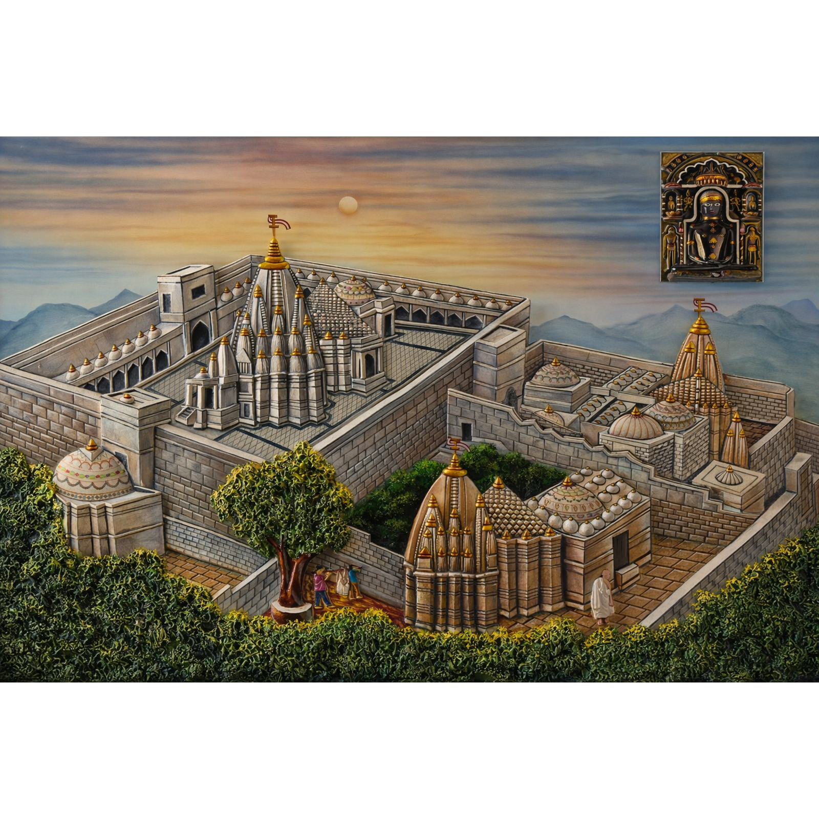 Girnar Teerth 36” x 48”