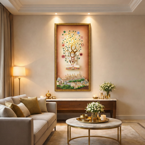Kalpvruksha Palitana Gold Series 24” X 48”